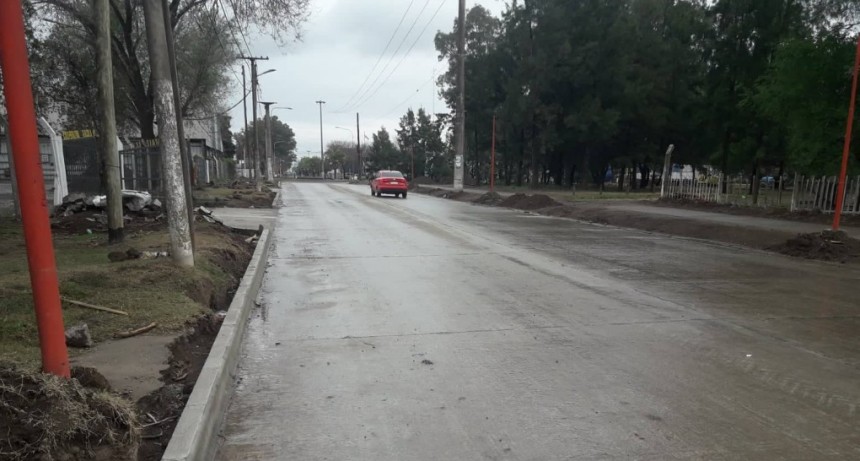 HABILITARON EL TRÁNSITO EN CALLE SANTA CRUZ