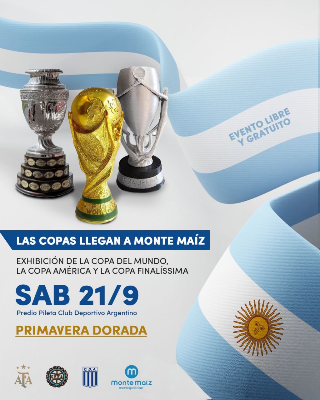 LA COPA DEL MUNDO LLEGA A MONTE MAÍZ