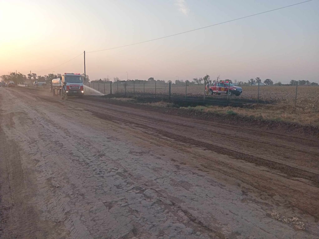 TRES FOCOS DE INCENDIO EN ZONA RURAL