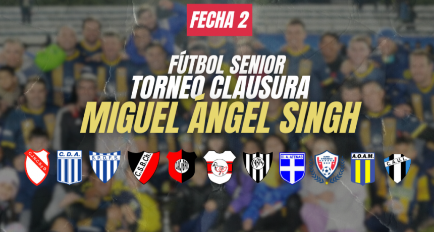 RESULTADOS DE LA SEGUNDA FECHA DEL SENIORS