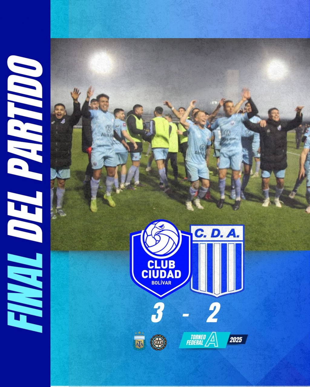 PERDIÓ ARGENTINO GRENTE A CIUDAD BOLÍVAR