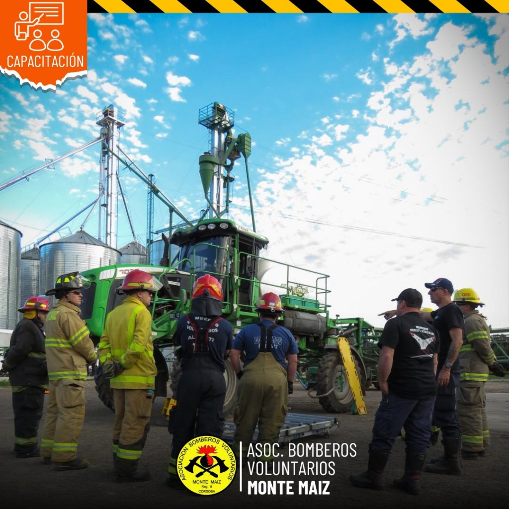 BOMBEROS DE MONTE MAÍZ EN BARADERO