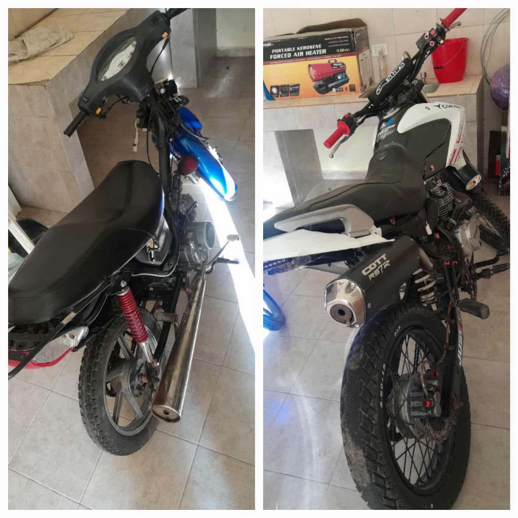 LABORDE: RETIENEN DOS MOTOCICLETAS