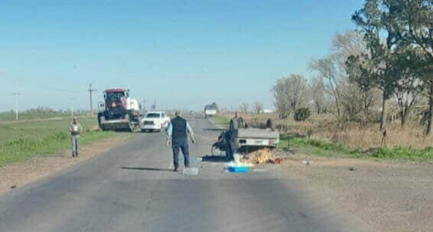 ACCIDENTE EN RUTA 11 ENTRE LABORDE Y PASCANAS