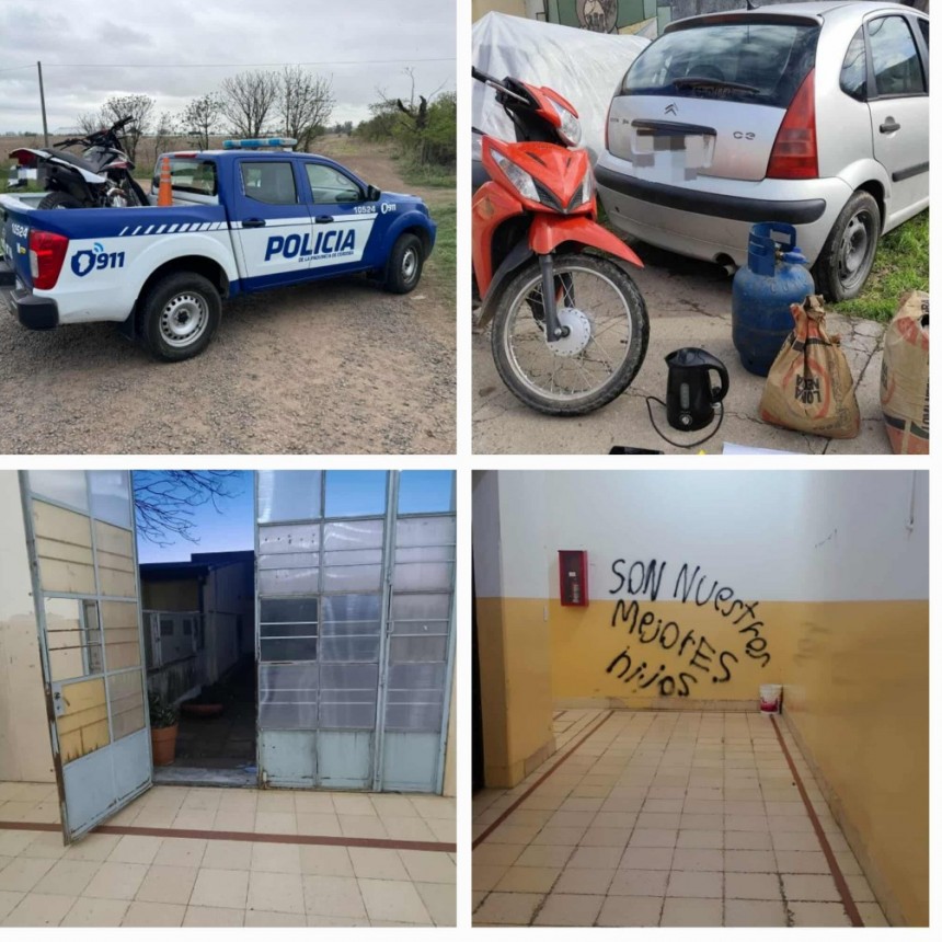 BELL VILLE: ESCUELA FUE BLANCO DE VANDALISMO