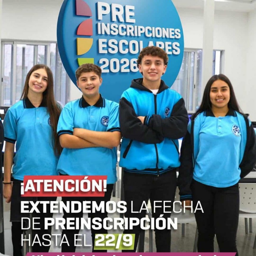 ÚLTIMO DÍA PARA LA REINSCRIPCIÓN ESCOLAR