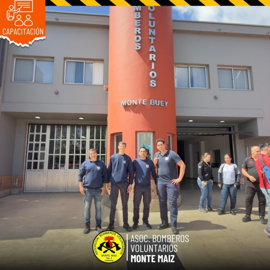 BOMBEROS DE MONTE MAÍZ EN MONTE BUEY