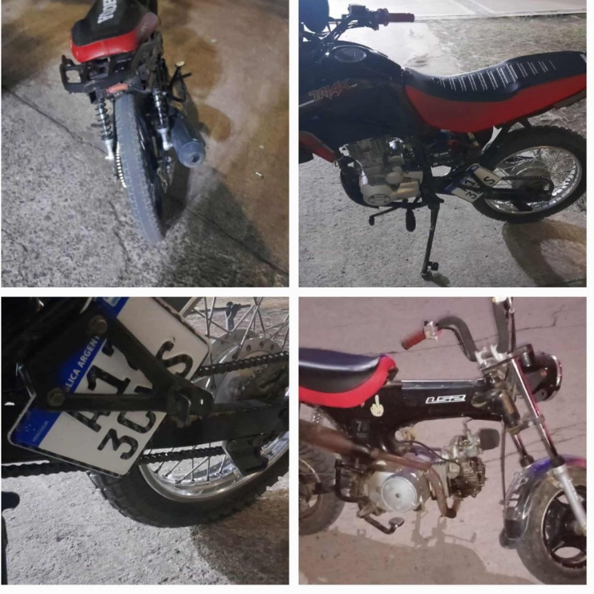 TRES MOTOS EN INFRACCIÓN
