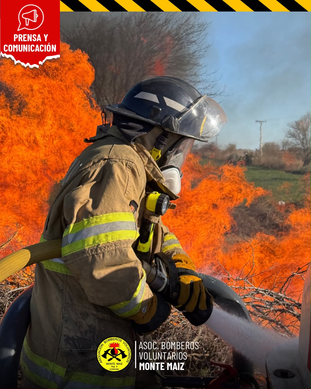 INCENDIO EN EL BASURAL DE COLONIA BISMARCK