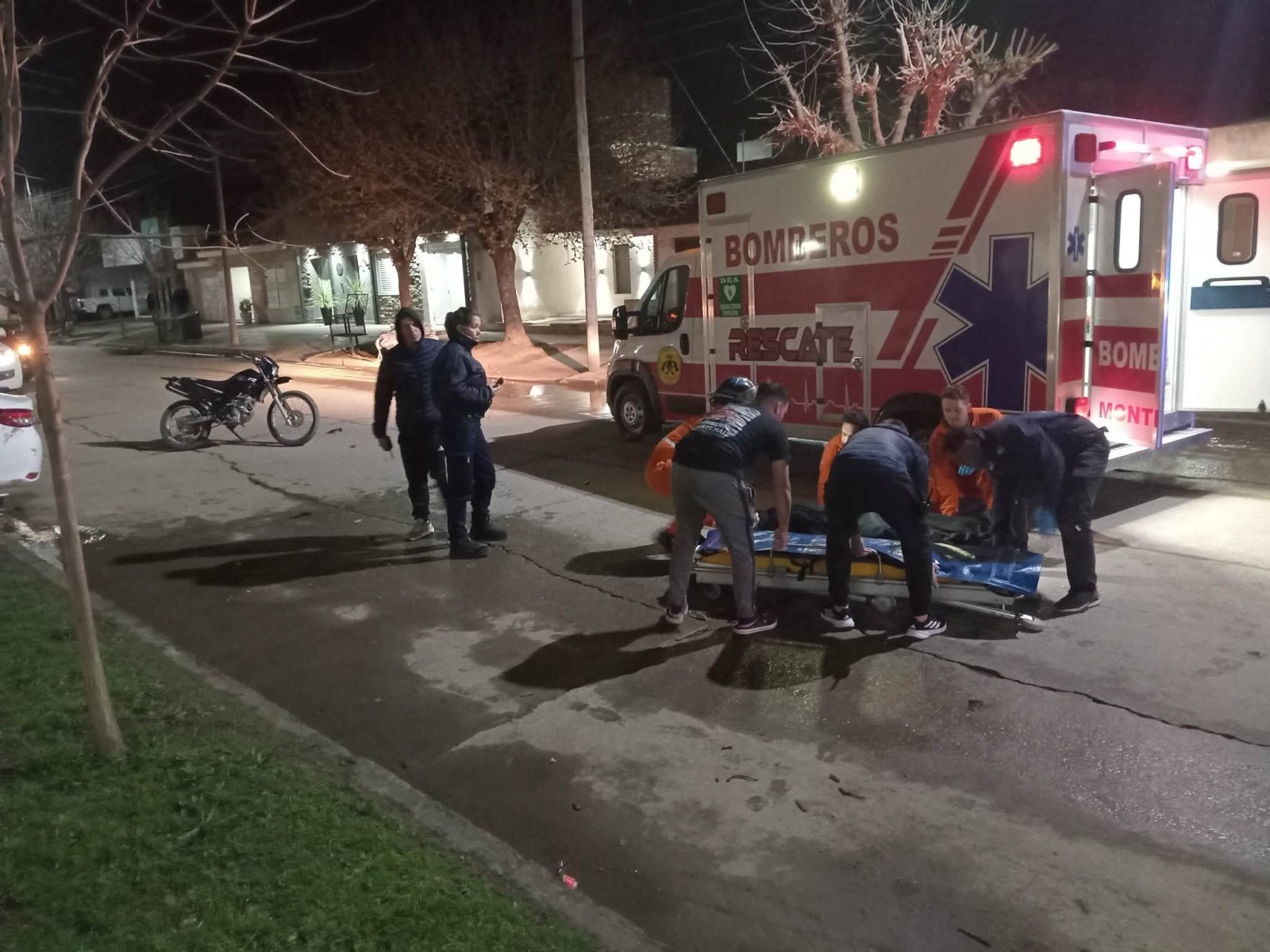 ACCIDENTE DE TR&Aacute;NSITO ENTRE MOTO Y BICI