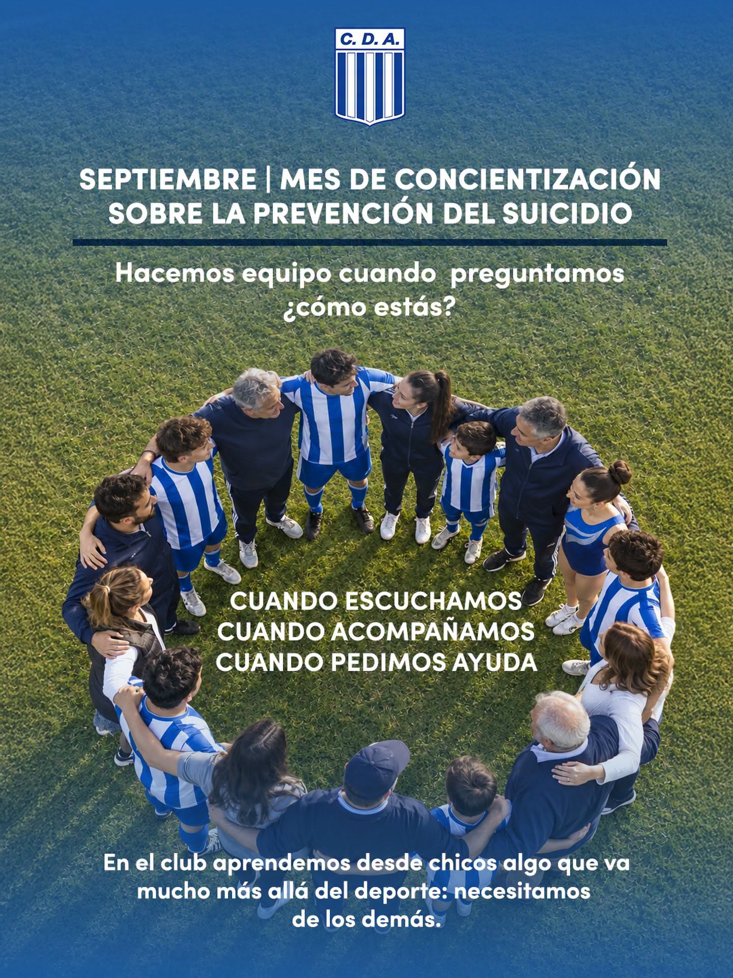ARGENTINO SE COMPROMETE CON LA PREVENCI&Oacute;N DEL SUICIDIO