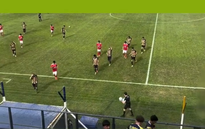 GRANIZO EN SECO CAUS&Oacute; UN DESPARRAMO EN LA CANCHA DE OLIMPO