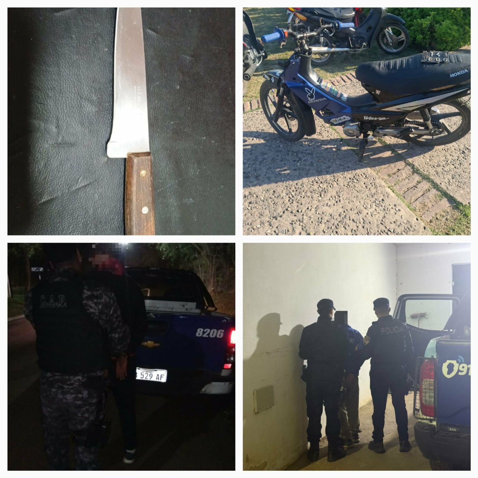 HECHOS POLICIALES DEL FIN DE SEMANA