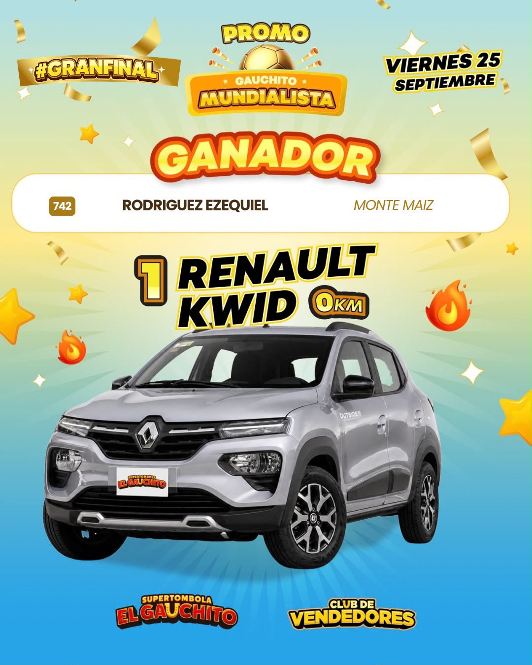 VENDEDORES DEL GAUCHITO PREMIADOS