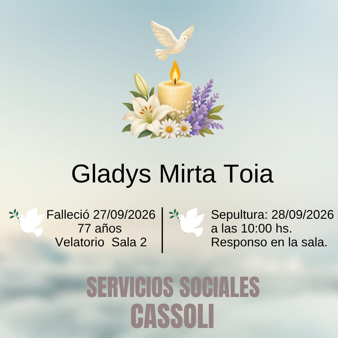 SRA. GLADYS MIRTA TOIA