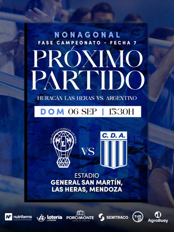 PARTIDO DECISIVO PARA ARGENTINO EN MENDOZA
