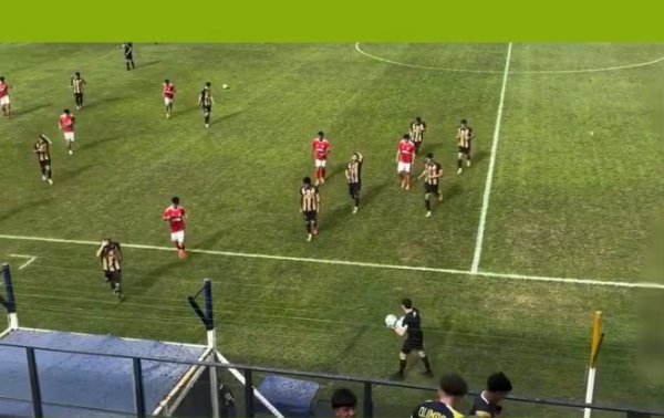 GRANIZO EN SECO CAUS&Oacute; UN DESPARRAMO EN LA CANCHA DE OLIMPO
