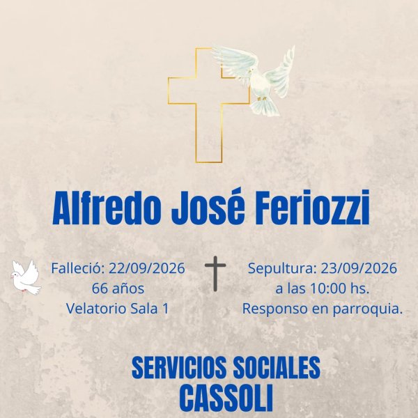 SR. ALFREDO JOS&Eacute; FERIOZZI 