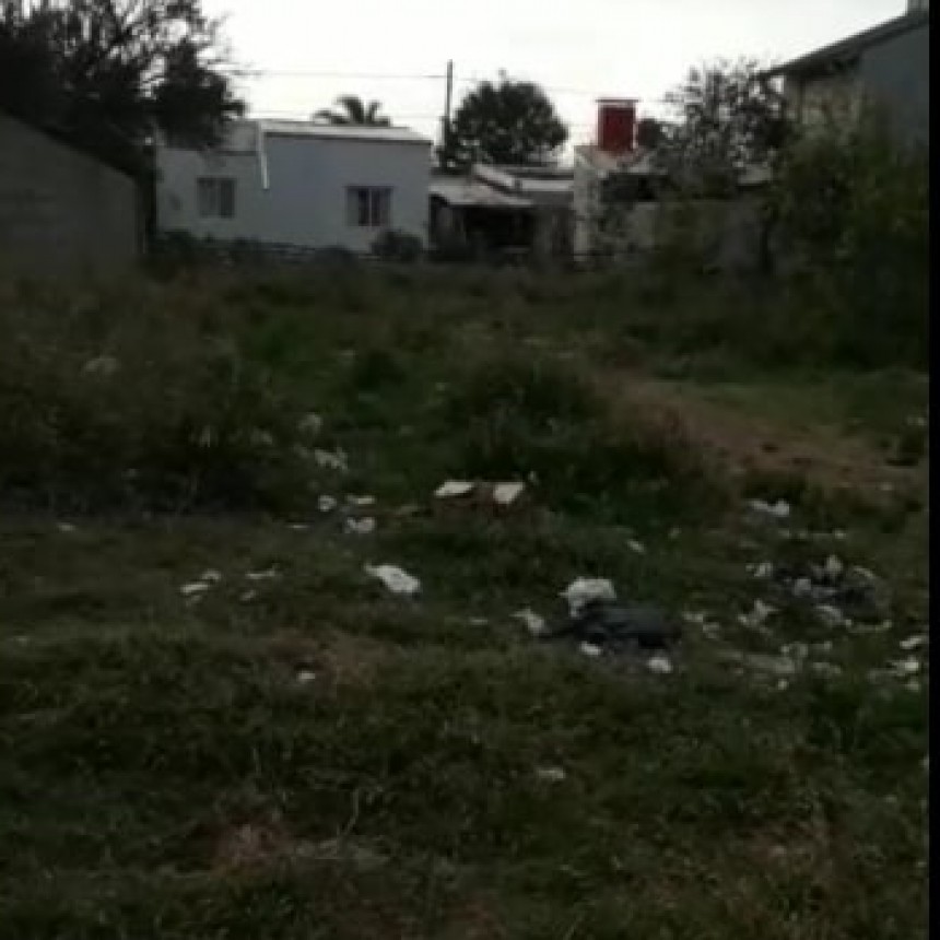 RECLAMO POR BASURA EN TERRENO BALDÍO