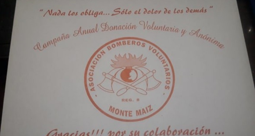 38° CAMPAÑA DEL SOBRE DE BOMBEROS