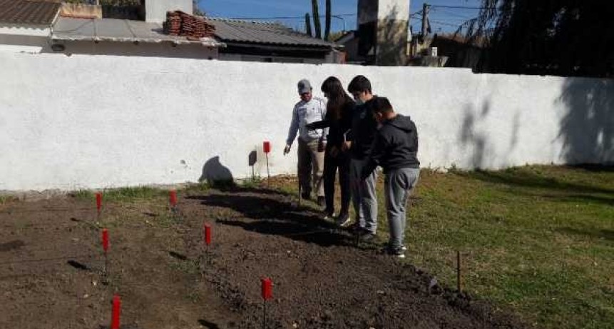 EL INSTITUTO DIVINO NIÑO TAMBIÉN TIENE SU HUERTA