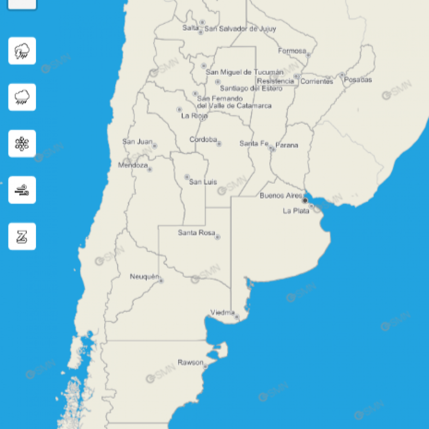 ALERTA POR TORMENTAS PARA LA REGIÓN