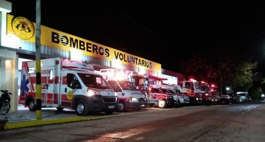 TRES SALIDAS DE BOMBEROS