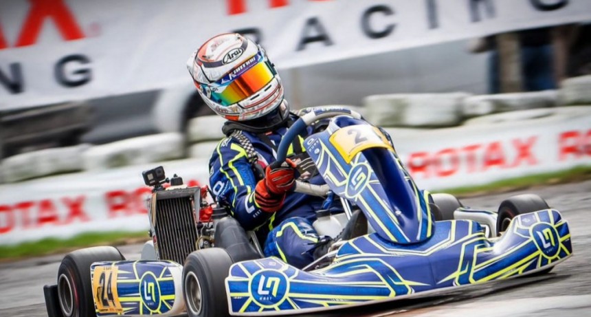 JOAQUÍN RUBINO DEBUTÓ EN EL KARTING EUROPEO