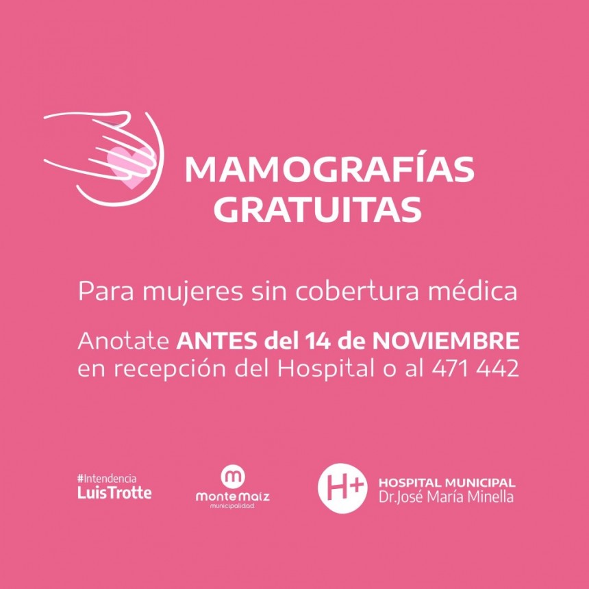 MAMOGRAFÍAS GRATIS EN EL HOSPITAL