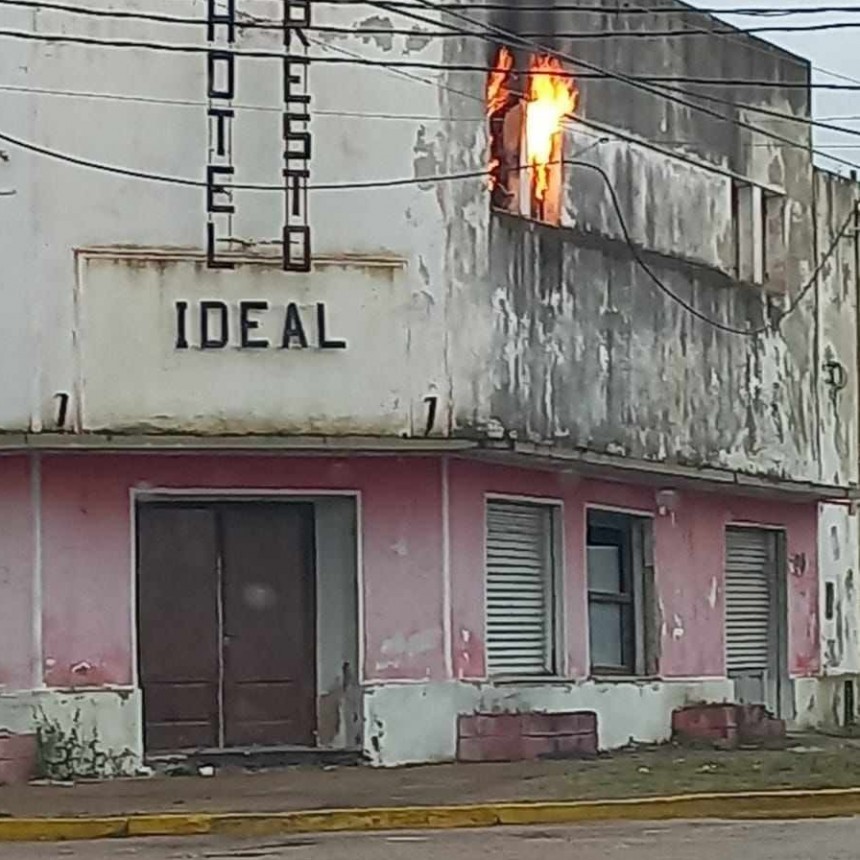 INCENDIO EN INMUEBLE DE LABORDE