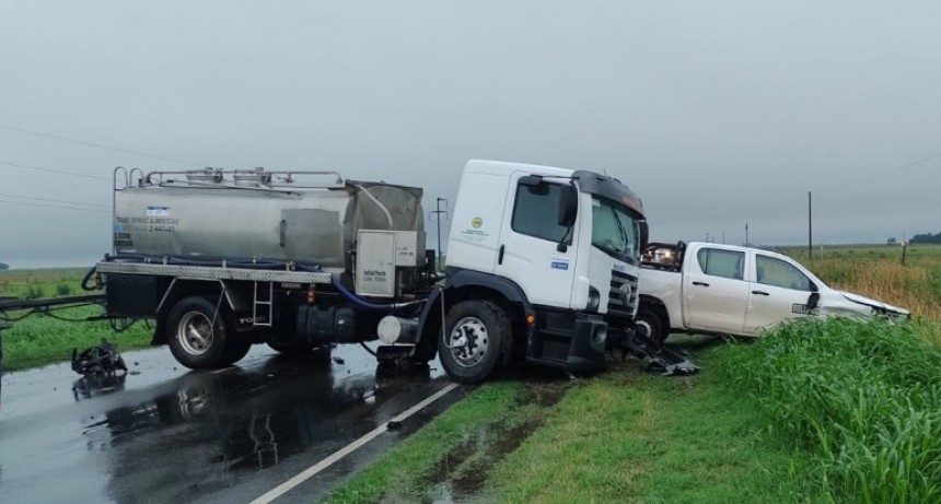 ACCIDENTE DE TRÁNSITO EN RUTA 4