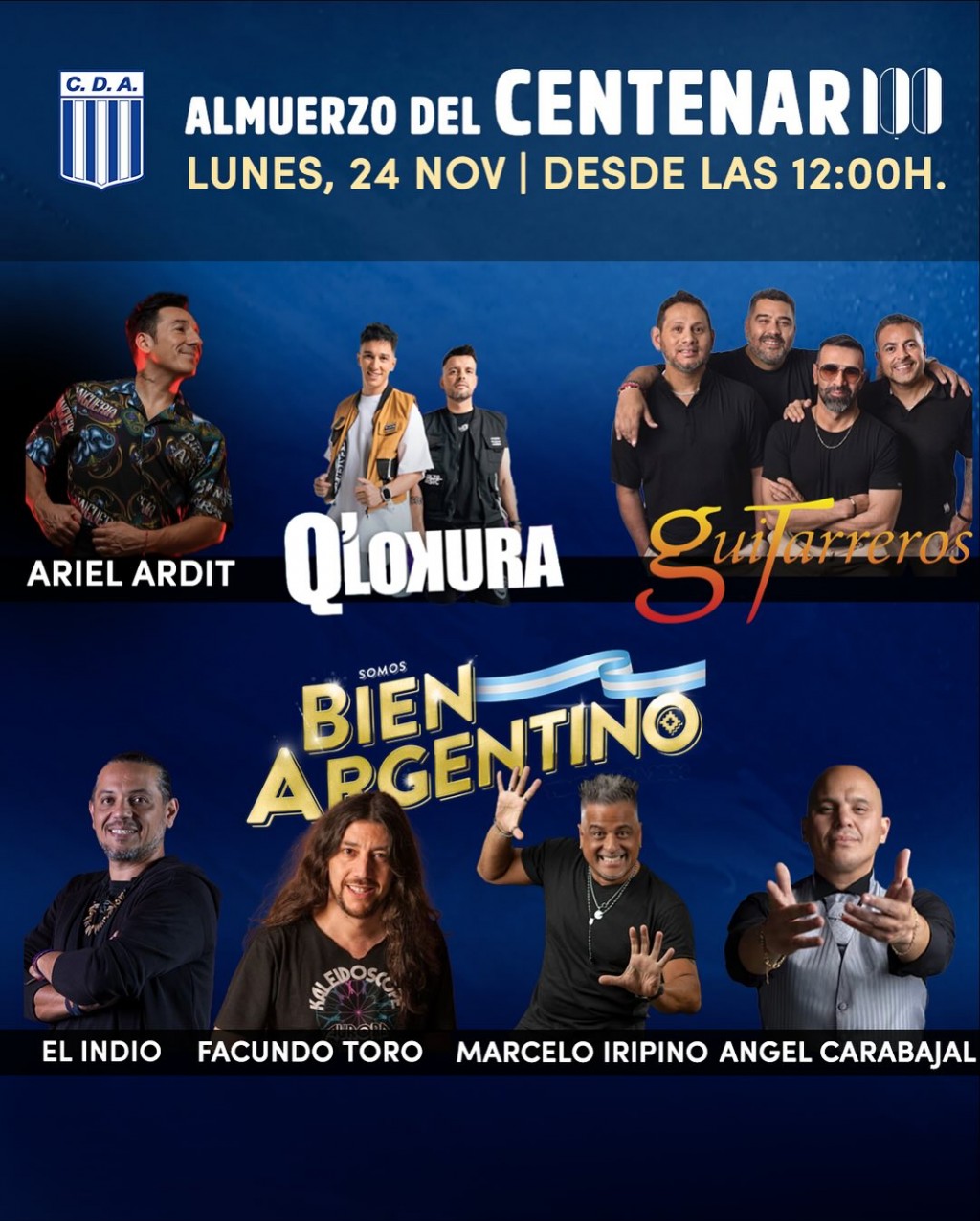DETALLES FINALES DEL ALMUERZO DEL CENTENARIO