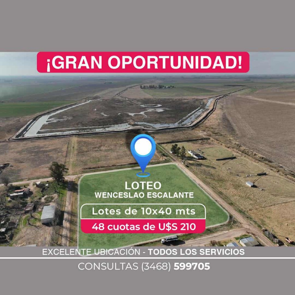 GRAN OPORTUNIDAD PARA ADQUIRIR TU TERRENO