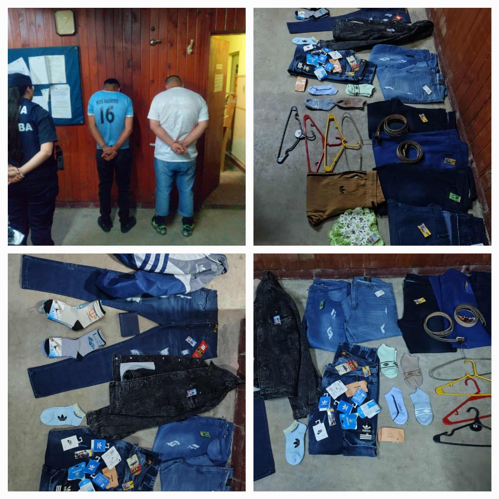 JUESTINIANO POSSE: DETENIDOS POR ROBO EN UNA TIENDA