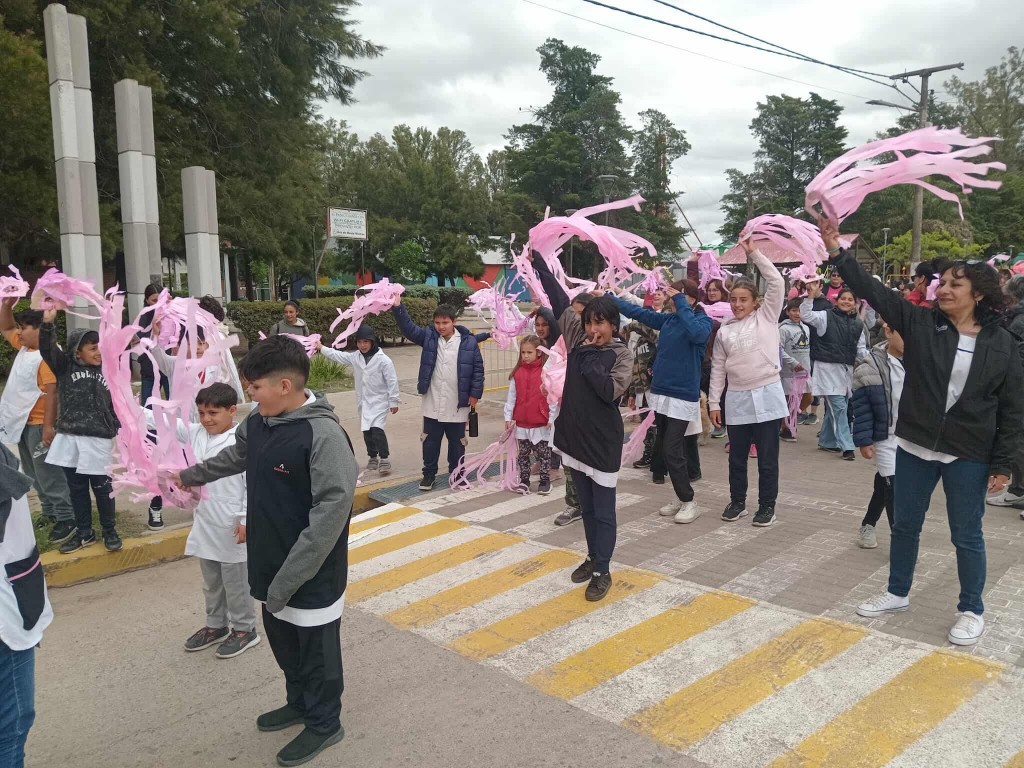 CAMINATA ROSA POR LAS CALLES DEL CENTRO