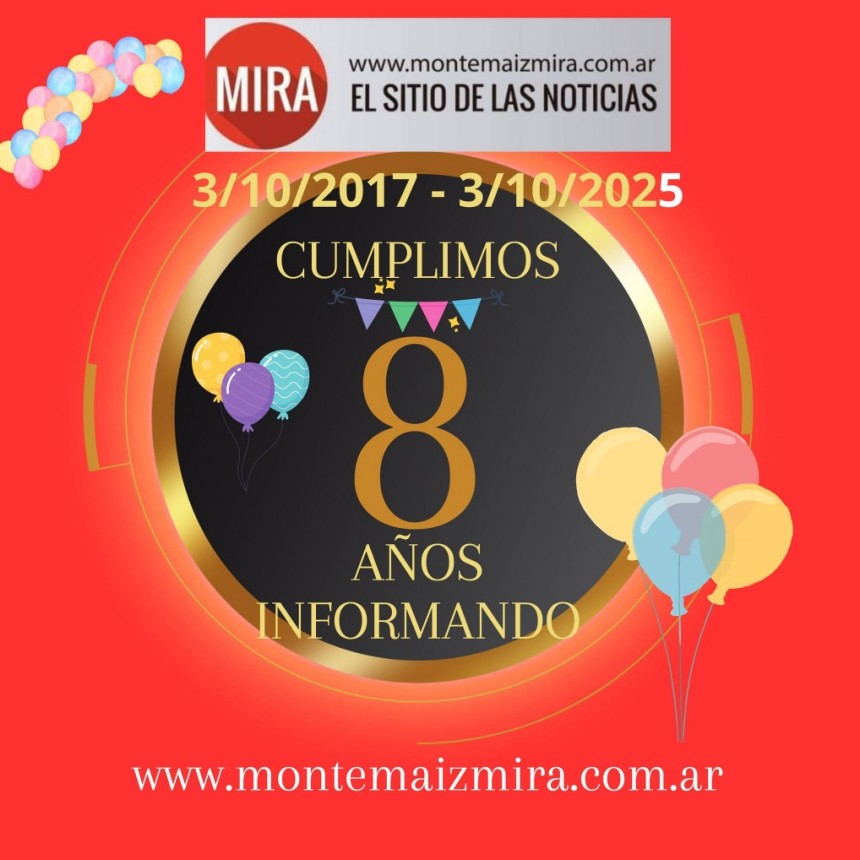 CELEBRAMOS NUESTRO OCTAVO ANIVERSARIO