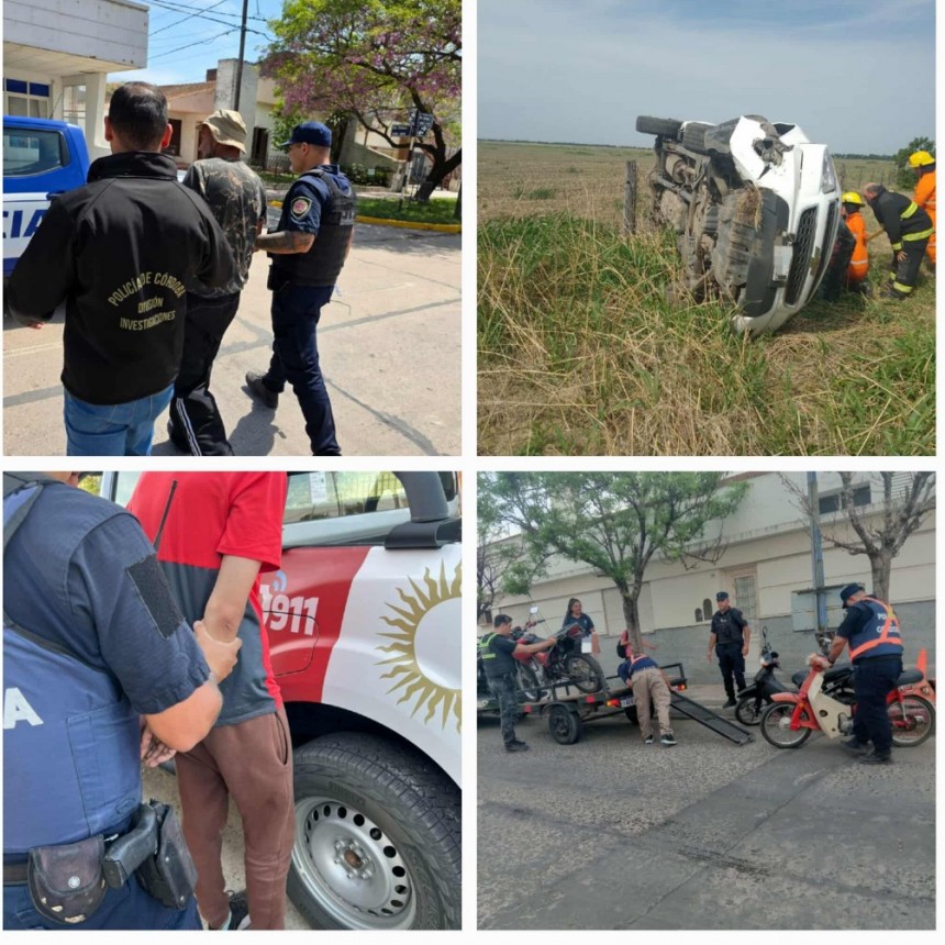 VARIOS HECHOS POLICIALES EN LA REGIÓN