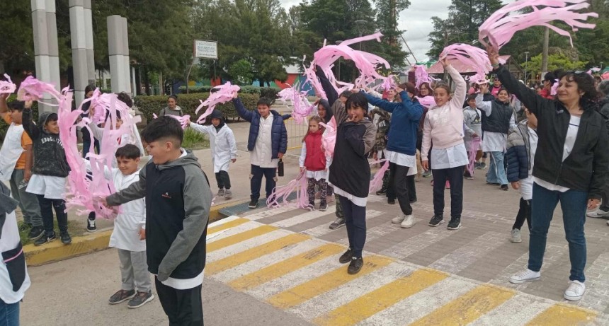 CAMINATA ROSA POR LAS CALLES DEL CENTRO