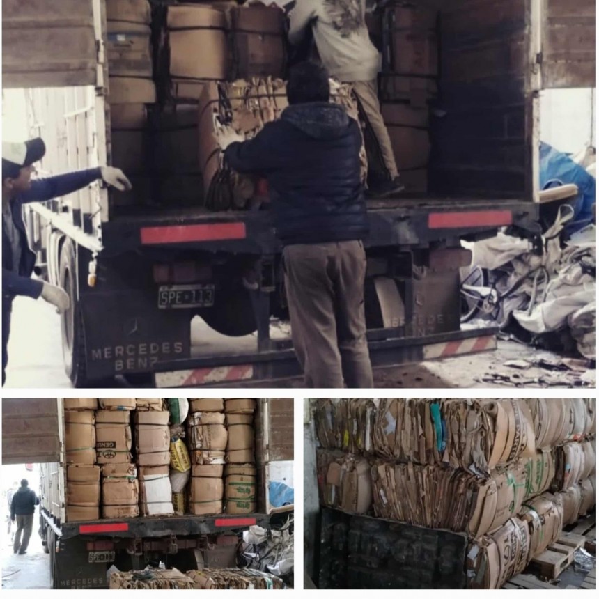 RECUPERACIÓN DE CARTÓN PARA RECICLADO