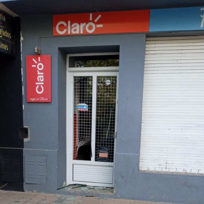 LABORDE: ROBO DE CELULARES DE UN COMERCIO DEL RUBRO