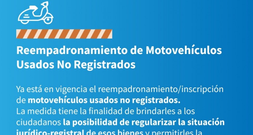 REEMPADRONAMIENTO DE MOTOCICLETAS