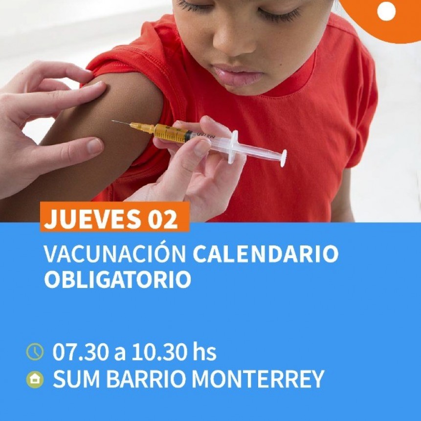 VACUNACIÓN DEL CALENDARIO OBLIGATORIO