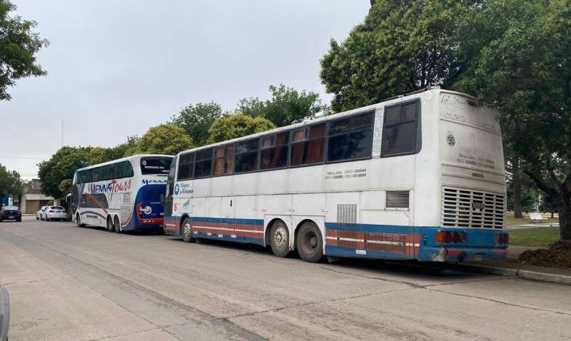 SECUESTRAN COLECTIVO Y TRAFIC EN JUSTINIANO POSSE