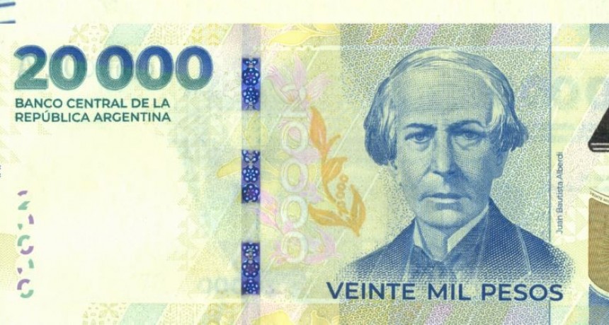 YA CIRCULA EL NUEVO BILLETE DE 20 MIL PESOS