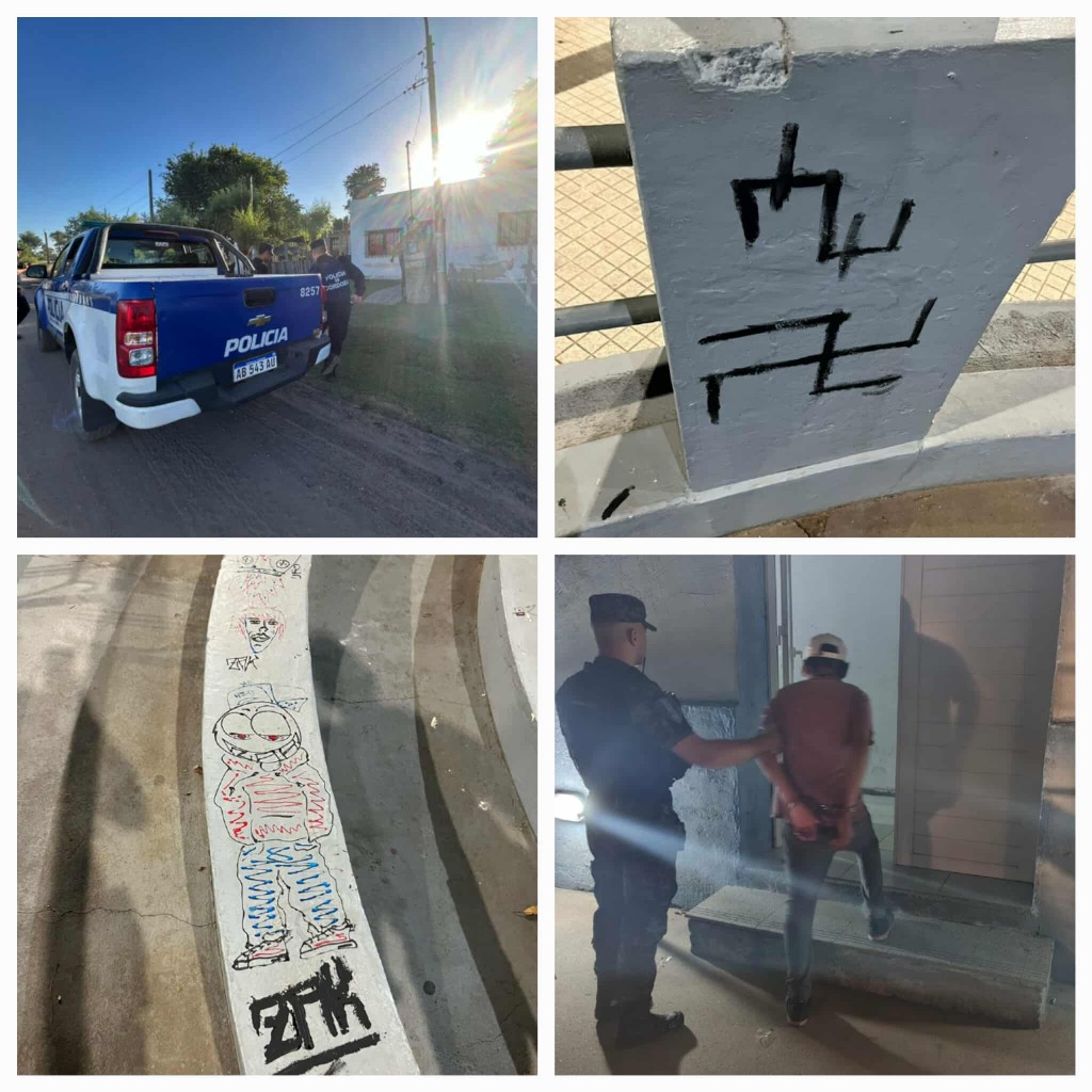 ALLANAMIENTO, DETENCIONES Y VANDALISMO