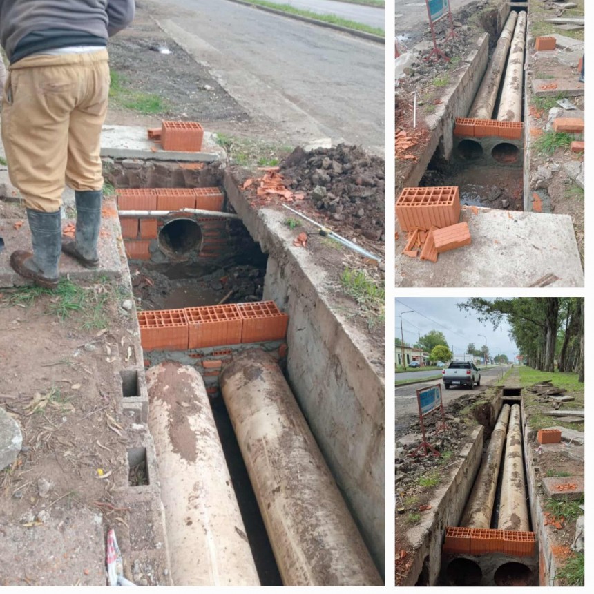 MEJORAS EN DESAGÜE DE LA COLECTORA ALFONSÍN