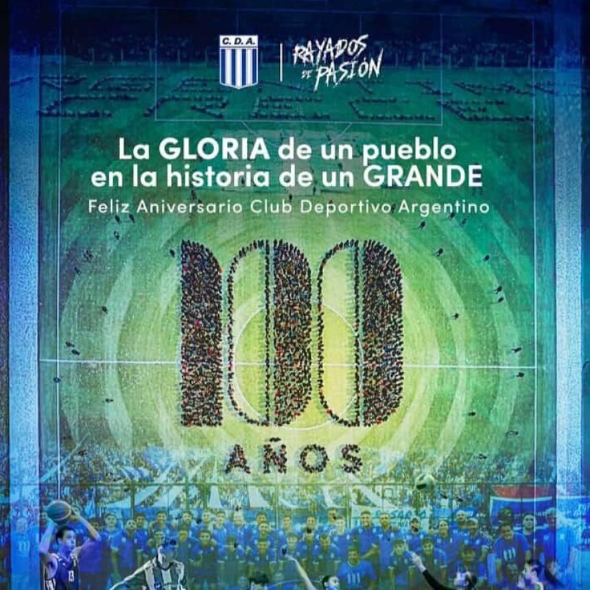 ARGENTINO CELEBRA SUS 100 AÑOS DE VIDA