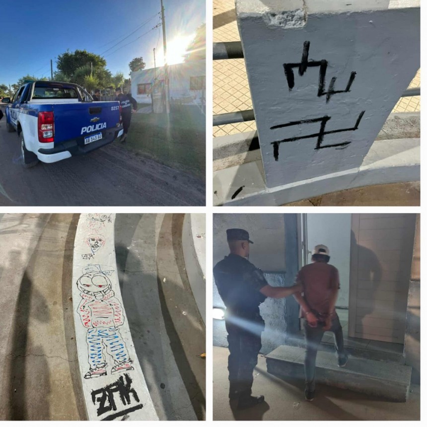 ALLANAMIENTO, DETENCIONES Y VANDALISMO