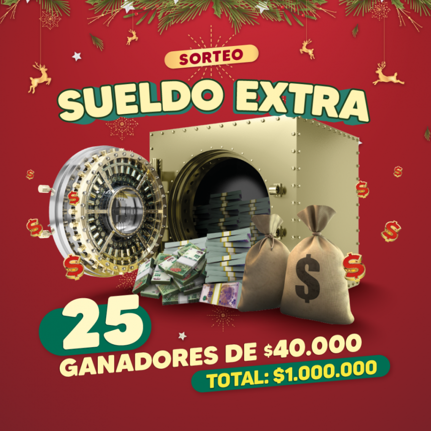 EL GAUCHITO REGALÓ LOS SUELDOS EXTRAS