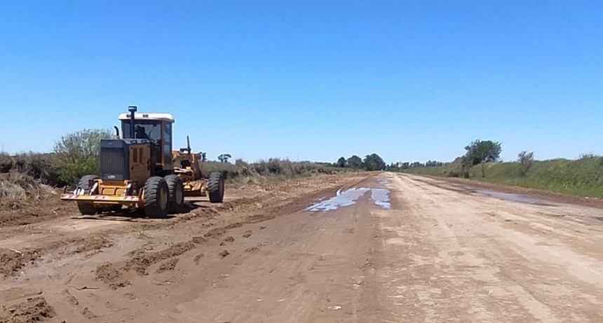 OBRA DE RIPIO EN EL CAMINO RURAL S 331